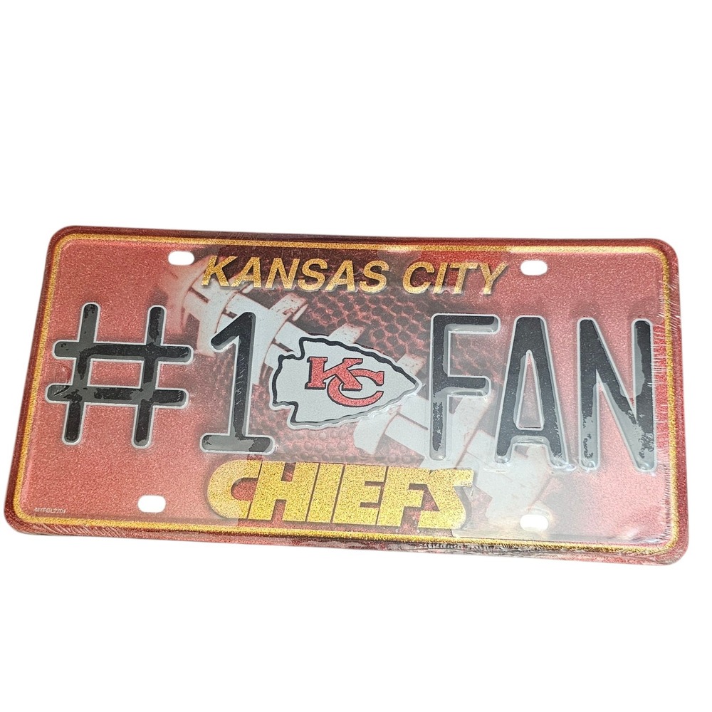 Kansas City Chiefs‎ #1 Fan License Plate